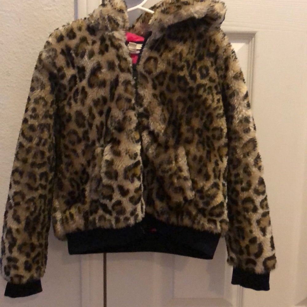 Tucker & Tate hooded leopard jacket